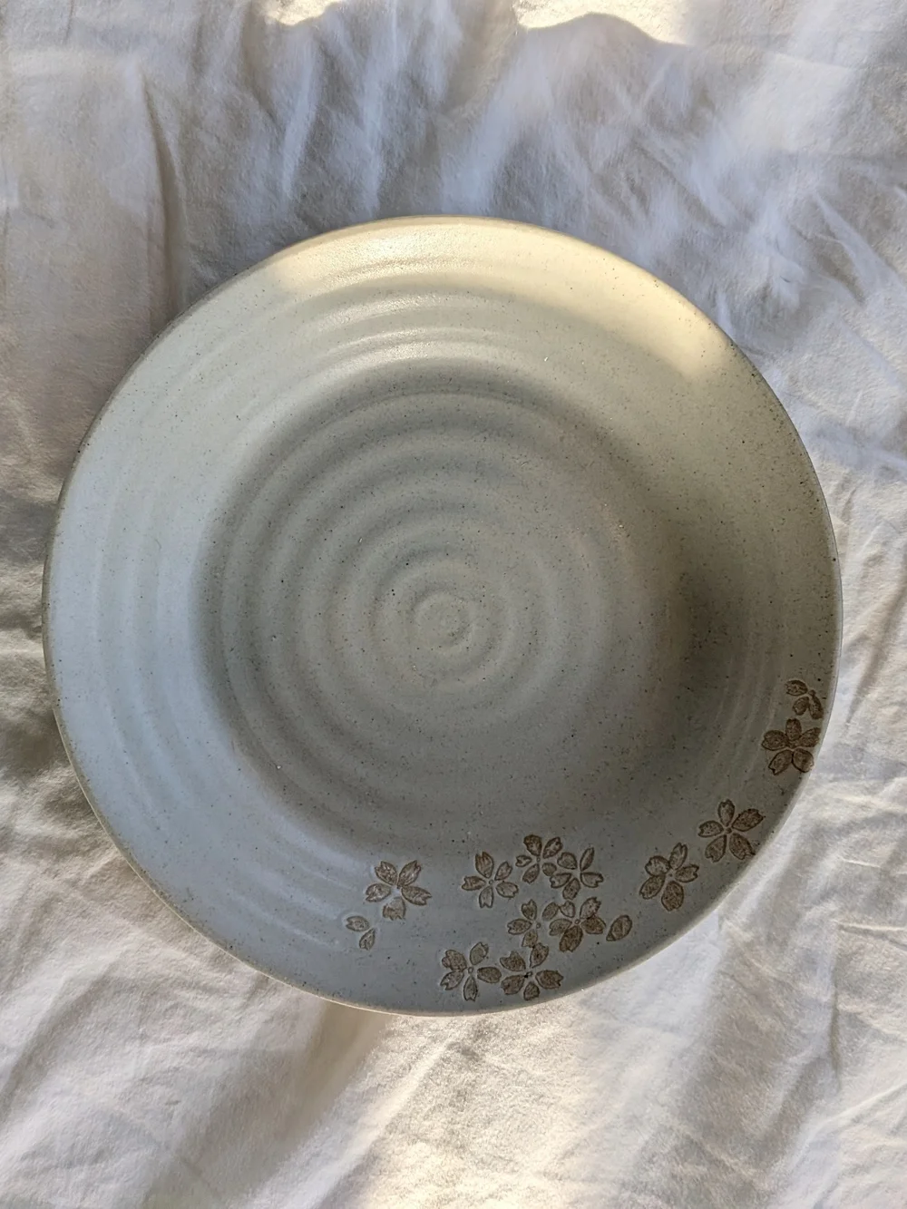World Market Clay Dish With Artificial Pink Peony And Succulents